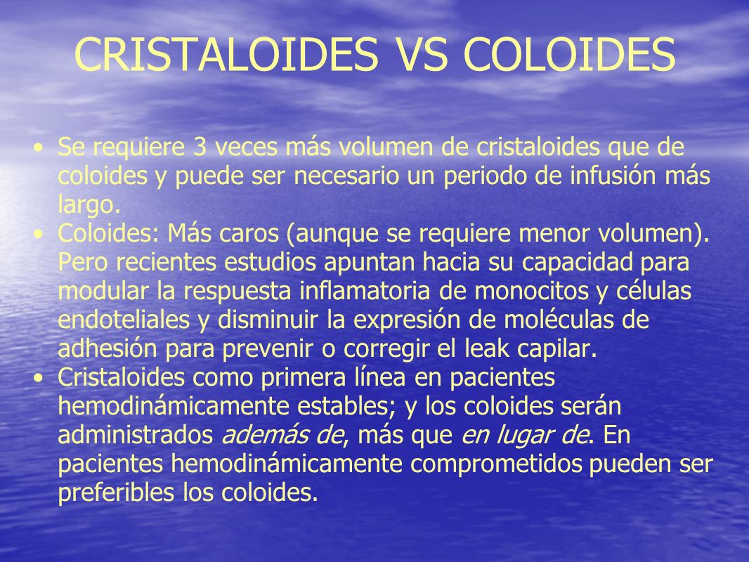 COLOIDES VS CRISTALOIDES DOWNLOAD COLOIDES VS CRISTALOIDES DOWNLOAD